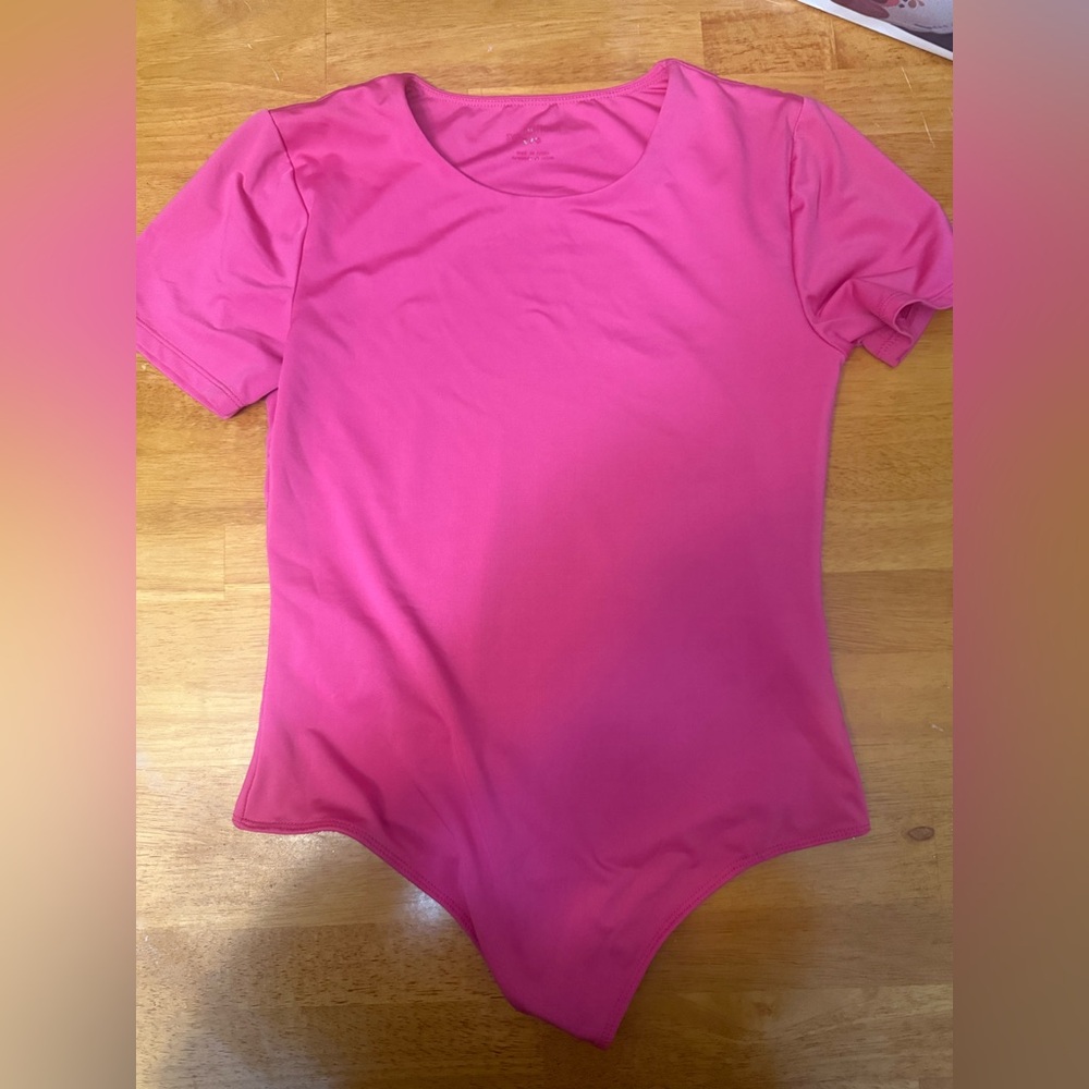 Pink Short Sleeve Bodysuit SWS Contour